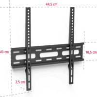 Hama 220807 32"-75" LCD TV/Monitor fali tartó - Fekete