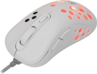 White Shark Azrael Vezetékes Gaming Egér - Fehér