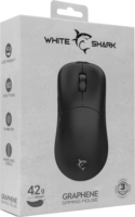 White Shark Graphene Vezetékes Gaming Egér - Fekete
