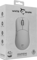 White Shark Graphene Vezetékes Gaming Egér - Fehér