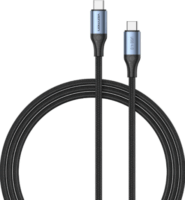 Vention TAVHF USB-C apa - USB-C apa 4.0 Adat és töltőkábel - Fekete (1m)