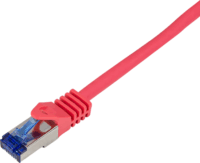 LogiLink S/FTP CAT6a Patch kábel 3m - Piros