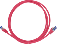 LogiLink S/FTP CAT6a Patch kábel 3m - Piros