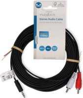 Nedis CAGL22200BK100 3.5mm Jack apa - 2x RCA apa Kábel (10m)
