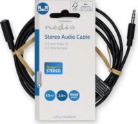 Nedis CAGL22050BK20 3.5mm Jack apa - 3.5mm Jack anya Kábel (2m)