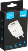 iBOX C-41 USB-A Hálózati Töltő - Fehér (5V/2,4A)