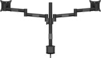 Multibrackets M VESA Deskmount Officeline Dual 15"-30" Asztali tartó kar - Fekete (2 kijelző)