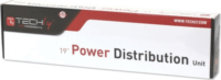 Techly I-CASE STRIP-61UDIT 250V Rack elosztó 8 aljzatos 3m - Fekete