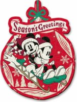 Trefl Puzzle Wood Craft Disney Mickey és Minnie karácsonya - 160 darabos puzzle