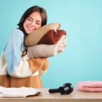 Eldom GDS9 Tori textilborotva - Fekete