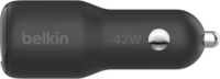 Belkin BoostCharge USB-C / USB-A Autós töltő - Fekete (42W)