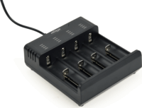 Gembird BC-USB-02 4x AA/AAA NiMH + Li-ion Akkumulátor töltő