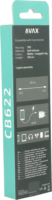 AVAX CB622 CREAMY+ USB Type-C apa - USB Type-C apa Töltőkábel - Fehér/Rózsaarany (1.5m)