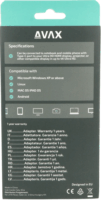 AVAX HB902 PRIME USB Type-C apa - 2x HDMI anya Adapter