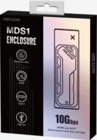 Hiksemi HS-HUB-MDS1 M.2 SATA/NVMe USB 3.2 Type-C Külső SSD ház - Sötétszürke