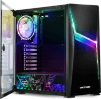 Spirit of Gamer Clone 4 Számítógépház - Fekete