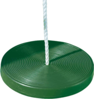 Tányérhinta kötéllel - Zöld