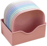 TOO KT-116 Műanyag tányér szett (10db/csomag) - Vegyes szín