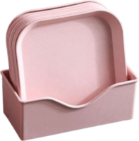 TOO KT-115 Műanyag tányér szett (10db/csomag) - Vegyes szín