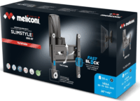Meliconi SlimStyle Plus 200ST Fast Block 26"-45" LCD TV/Monitor fali tartó - Fekete