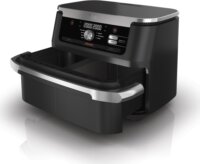 Ninja AF500 Double 10.4L Forrólevegős sütő - Fekete