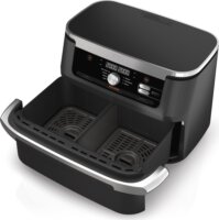 Ninja AF500 Double 10.4L Forrólevegős sütő - Fekete