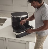 Ninja AF500 Double 10.4L Forrólevegős sütő - Fekete