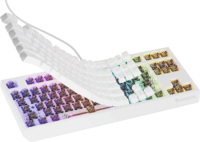 Genesis Thor 230 TKL (Outemu Brown Switch) RGB Vezetékes Gaming Mechanikus Billentyűzet (Fehér) - Angol (US)