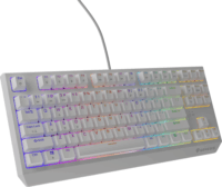 Genesis Thor 230 TKL (Outemu Brown Switch) RGB Vezetékes Gaming Mechanikus Billentyűzet (Fehér) - Angol (US)