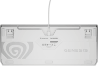 Genesis Thor 230 TKL (Outemu Brown Switch) RGB Vezetékes Gaming Mechanikus Billentyűzet (Fehér) - Angol (US)