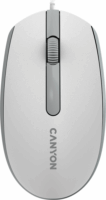 Canyon M-10 Vezetékes Egér - Szürke/Fehér