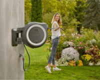 Gardena 18647-20 PowerRoll XXL 18V P4A Akkumulátoros Tömlődob + 1x 2.5Ah Akku + Töltő (1/2" / 13mm) - 40 méter