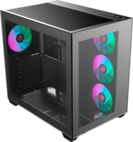 Raijintek Paean C7 TG4 Számítógépház - Fekete