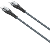 ColorWay CW-CBPDCC039-GR USB Type-C apa - USB Type-C apa Adat és töltő kábel - Szürke (2m)