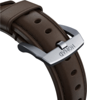 Nomad Traditional Band Apple Watch Bőri szíj 49/45/44m/42 mm - Ezüst/Barna
