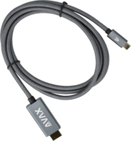 AVAX AV902 Prime USB-C - HDMI 2.0 Kábel 2m - Szürke