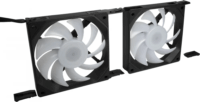 Inter-Tech ES-011 120mm PWM A-RGB Rendszerhűtő - Fekete