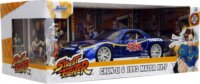 Jada Toys Street Fighter 1993 Mazda RX7 autó Chun-Li figurával 1:24
