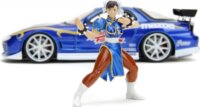 Jada Toys Street Fighter 1993 Mazda RX7 autó Chun-Li figurával 1:24