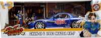 Jada Toys Street Fighter 1993 Mazda RX7 autó Chun-Li figurával 1:24