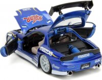 Jada Toys Street Fighter 1993 Mazda RX7 autó Chun-Li figurával 1:24