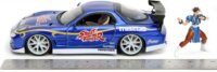 Jada Toys Street Fighter 1993 Mazda RX7 autó Chun-Li figurával 1:24