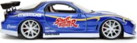 Jada Toys Street Fighter 1993 Mazda RX7 autó Chun-Li figurával 1:24