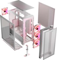 Modecom Volcano Expanse S Apex ARGB Számítógépház - Fehér