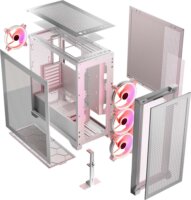 Modecom Volcano Expanse T Apex ARGB Számítógépház - Fehér