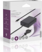 Nedis NBAU45110BK Univerzális Notebook töltő 45W (USB Type-C)