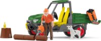 Schleich Farm World Erdőépítő figura autóval