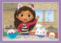 Clementoni Supercolor Gabi babaháza 4 az 1-ben puzzle