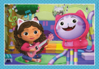 Clementoni Supercolor Gabi babaháza 4 az 1-ben puzzle