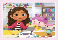 Clementoni Supercolor Gabi babaháza 4 az 1-ben puzzle